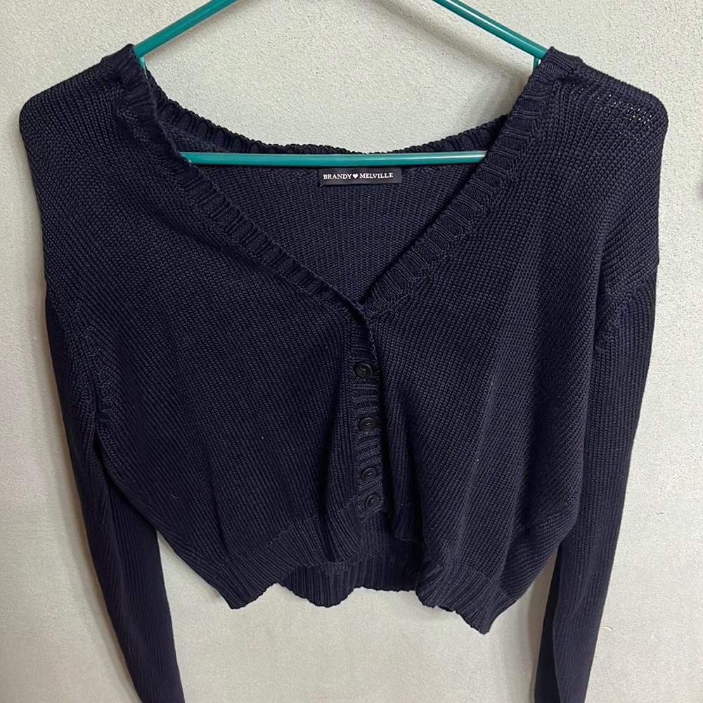 Brandy Melville Blue Cardigan